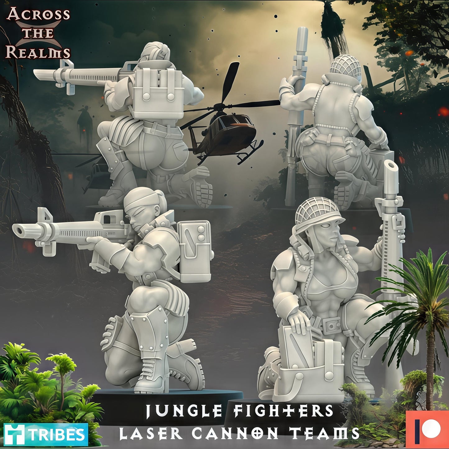 Jungle Fighters Laser Cannon Teams 4x