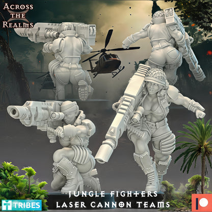 Jungle Fighters Laser Cannon Teams 4x