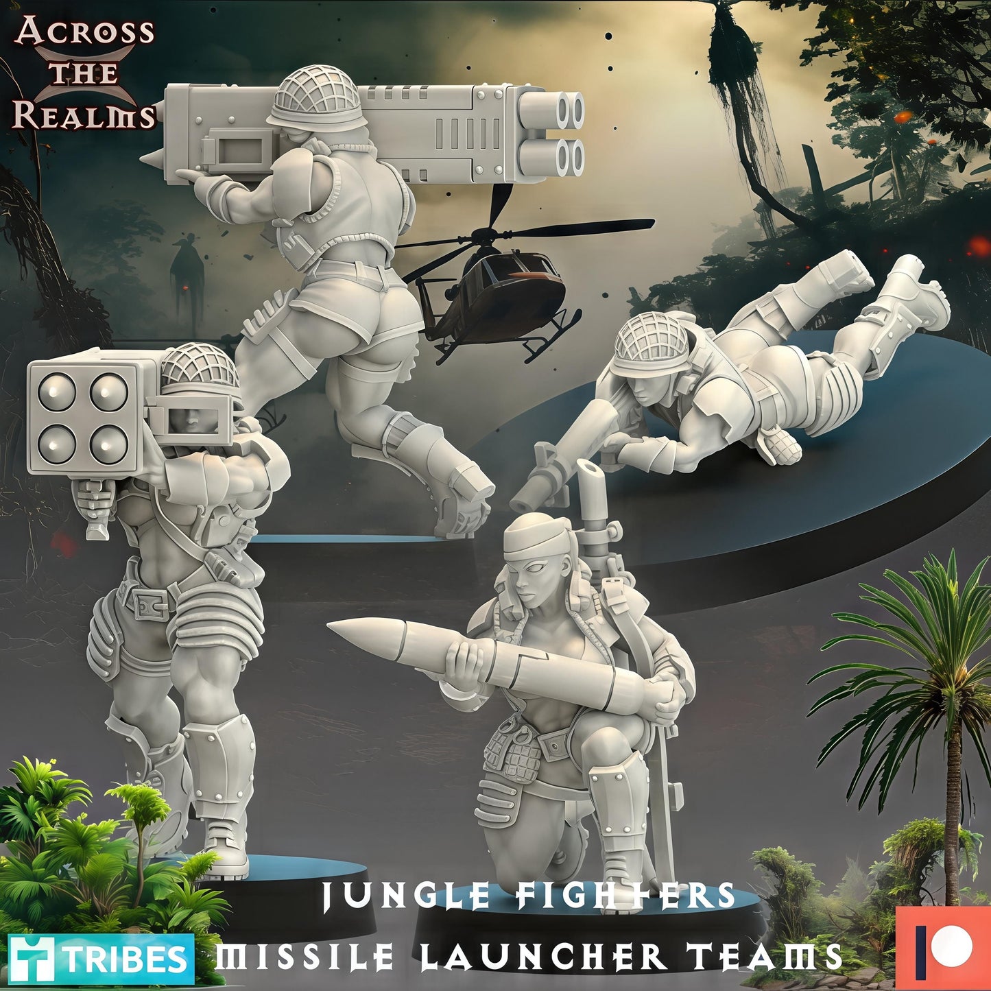 Jungle Fighters Missile Launcher Teams 4x