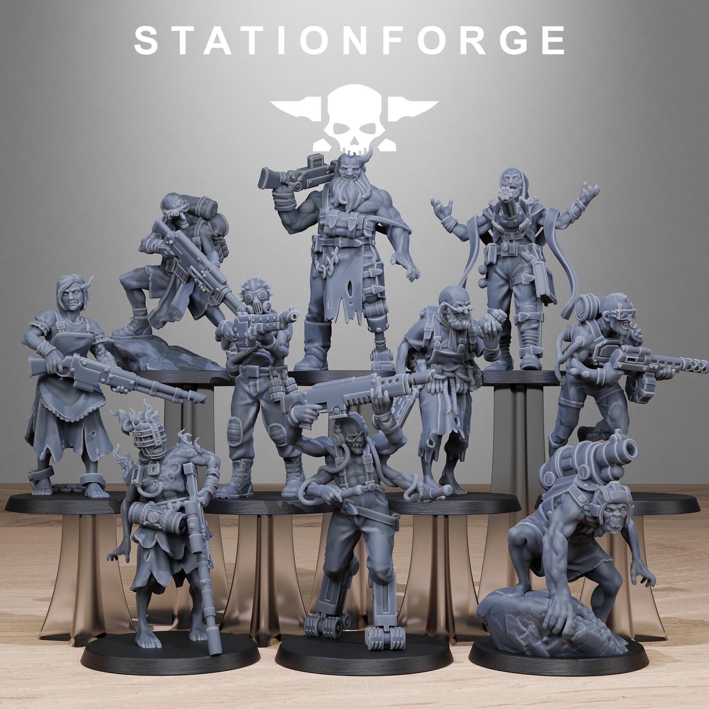Corrupted Guard Abhumans  by StationForge