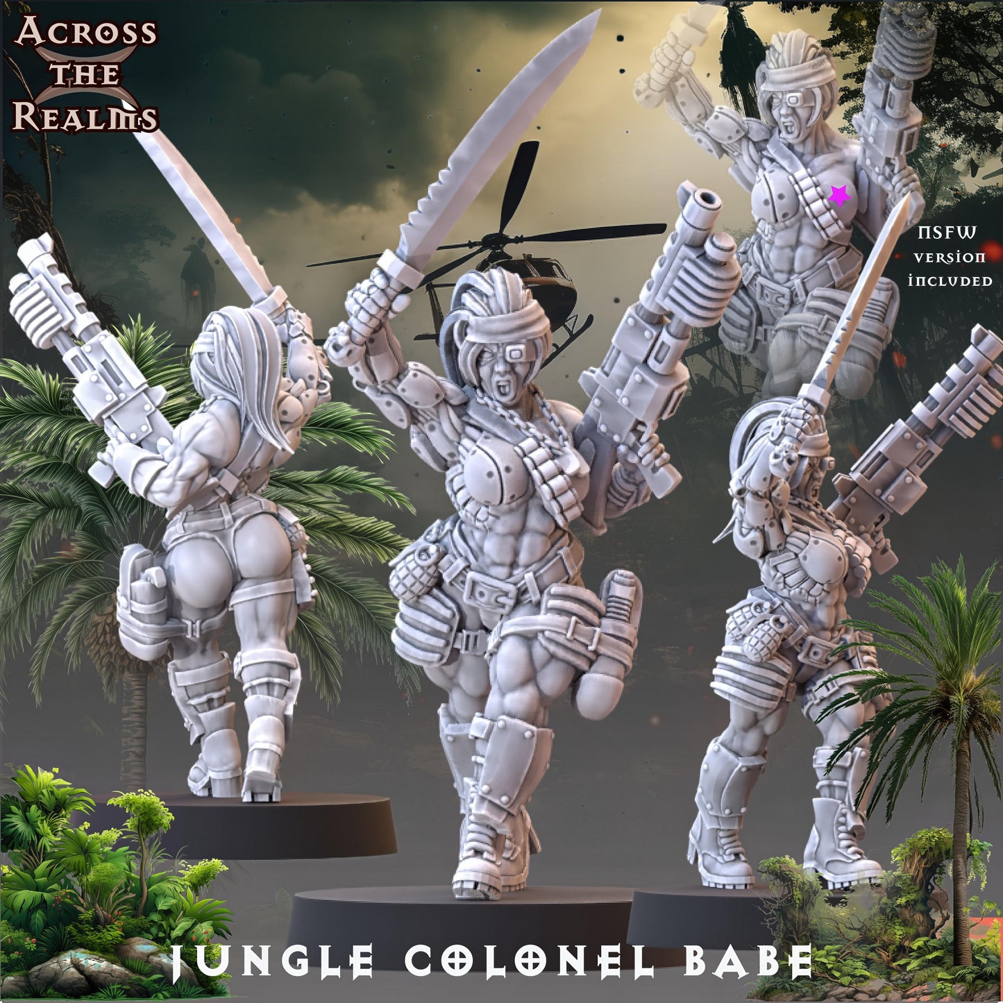 Jungle Fighter Jungle Colonel Babe