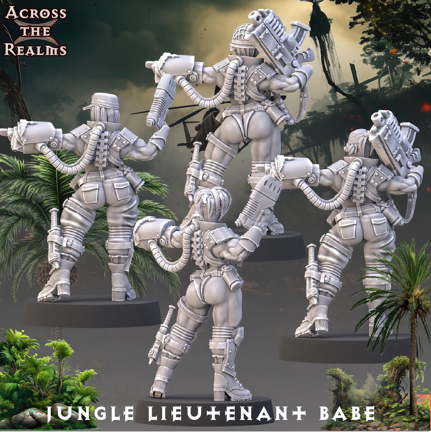 Jungle Fighter Jungle Lieutenant Babe