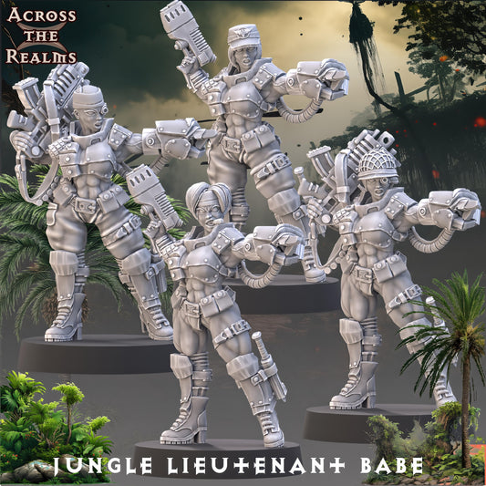 Jungle Fighter Jungle Lieutenant Babe