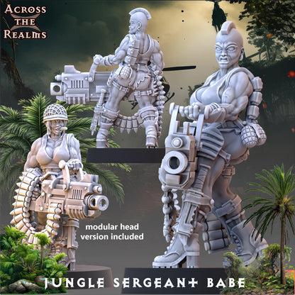 Jungle Fighter Jungle Sergeant Babe