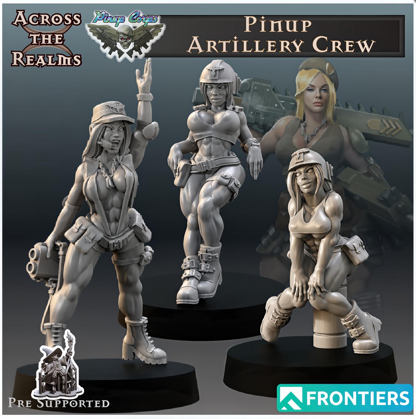 Pinup Corps Pinup Artillery Crew
