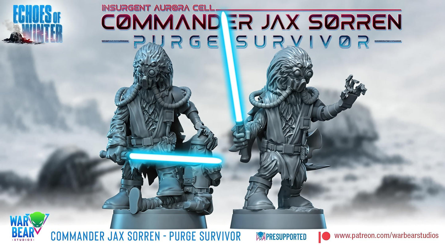 Commander Jax Sorren, Purge Survivor