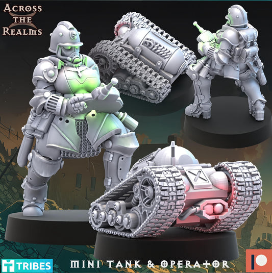 Cult of Death Engineers Mini Tank and Operator