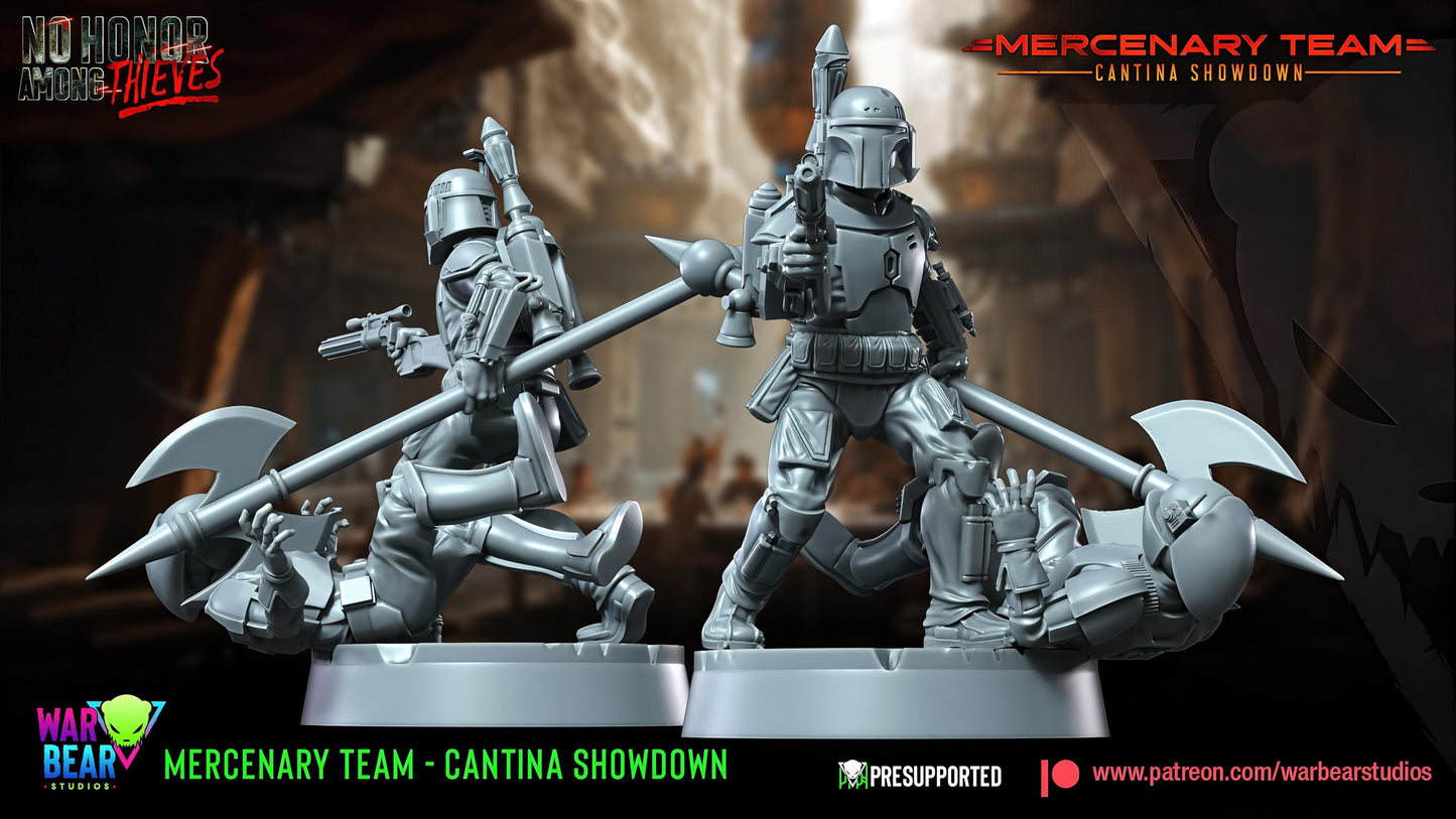 Mercenary Team Cantina Showdown