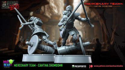 Mercenary Team Cantina Showdown