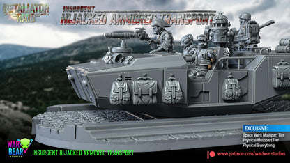 Insurgent Hijacked Armored Transport
