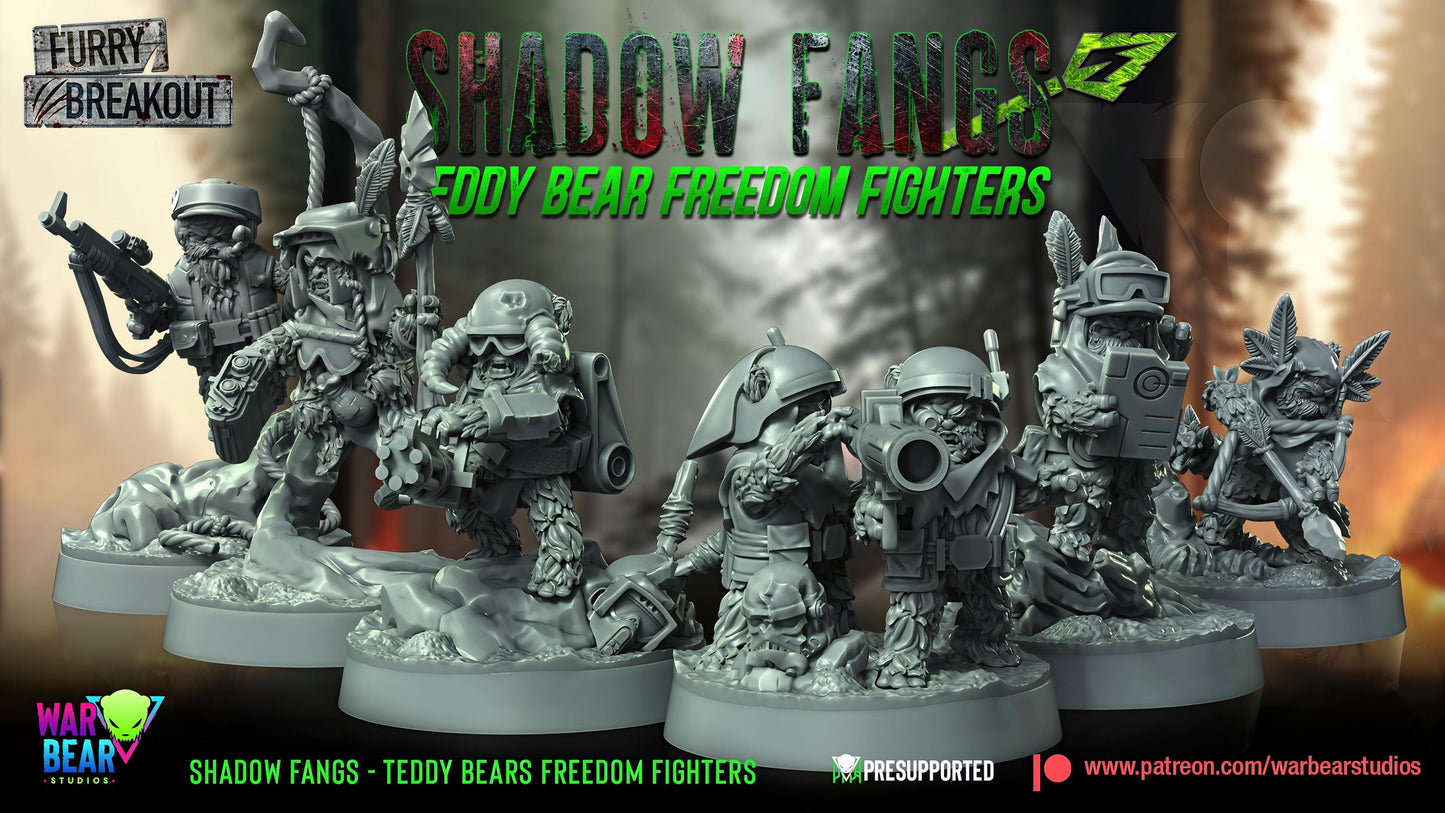Shadow Fangs Teddy Bears Freedom Fighters