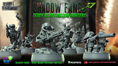 Shadow Fangs Teddy Bears Freedom Fighters
