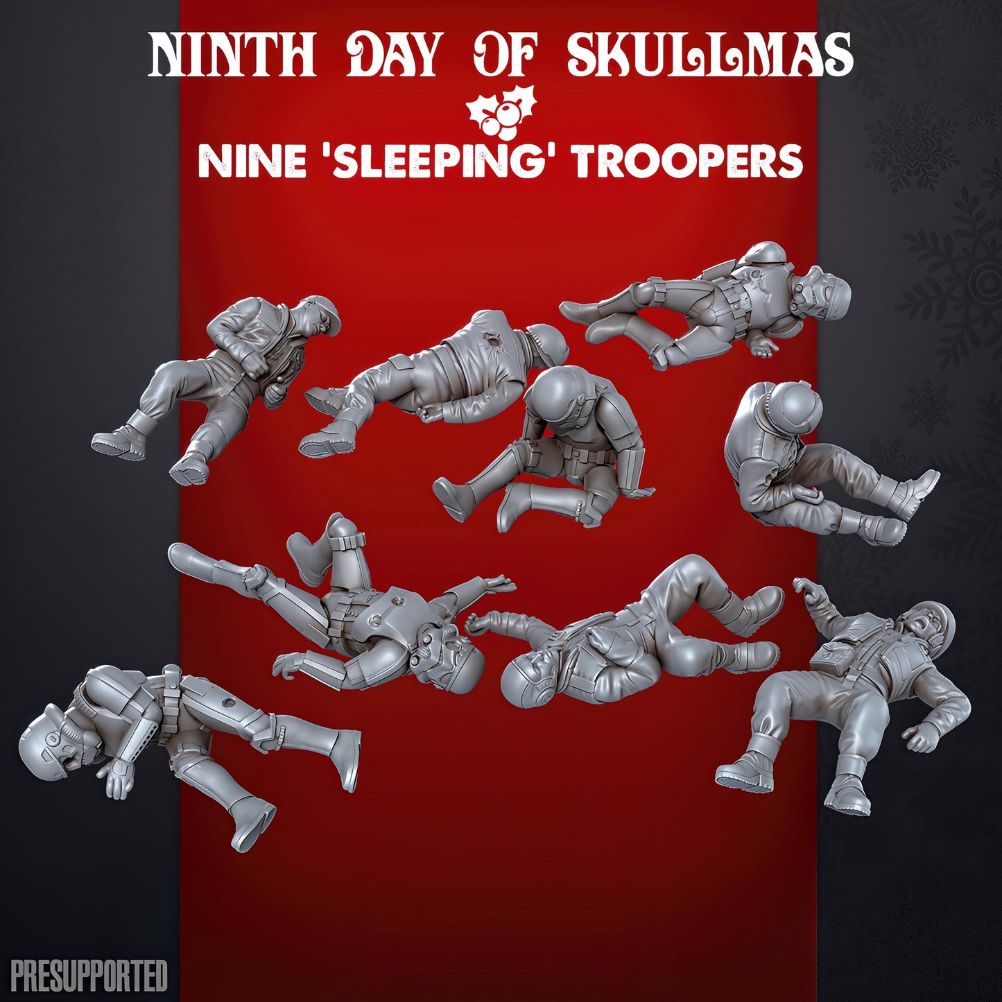 Nine Sleeping Troopers