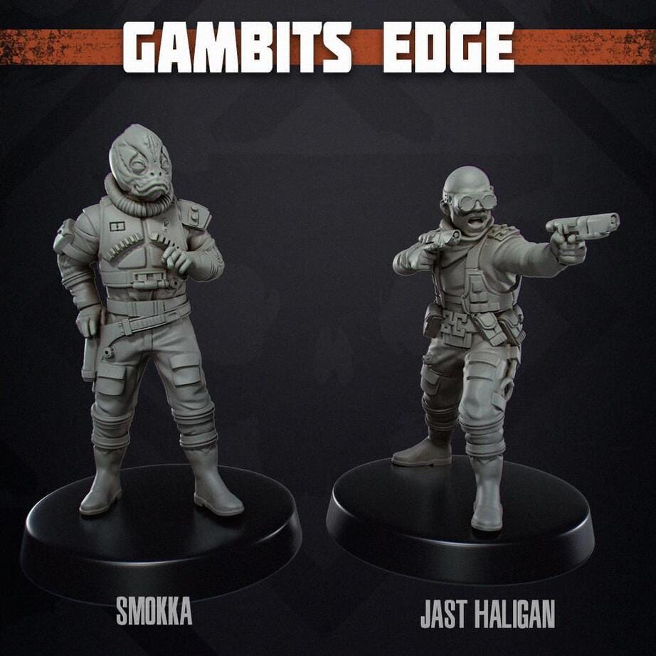 Gambits Edge Jast Haligan and Smokka