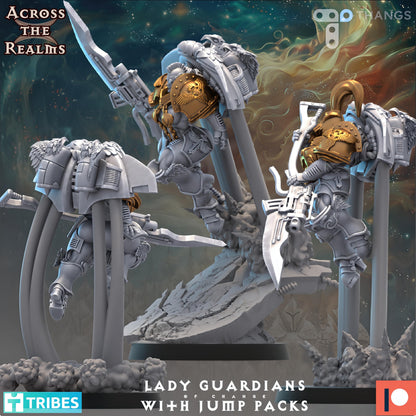 Golden Ladies - Lady Guardian with Jumpack by Across the Realms