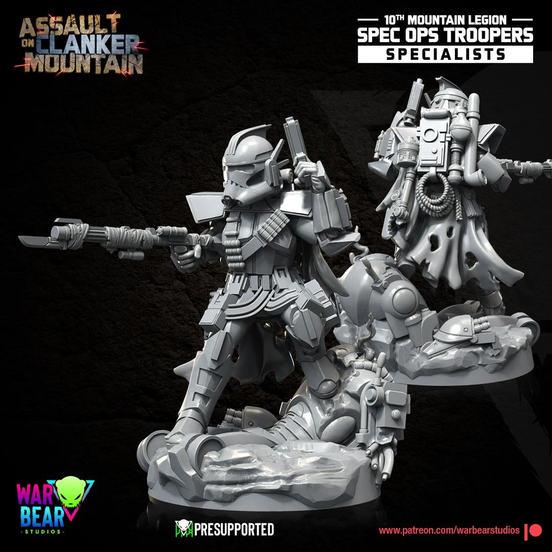 10th Mountain Legion SpecOps Specialists by War Bear Studios
