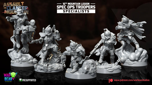 10th Mountain Legion SpecOps Specialists by War Bear Studios