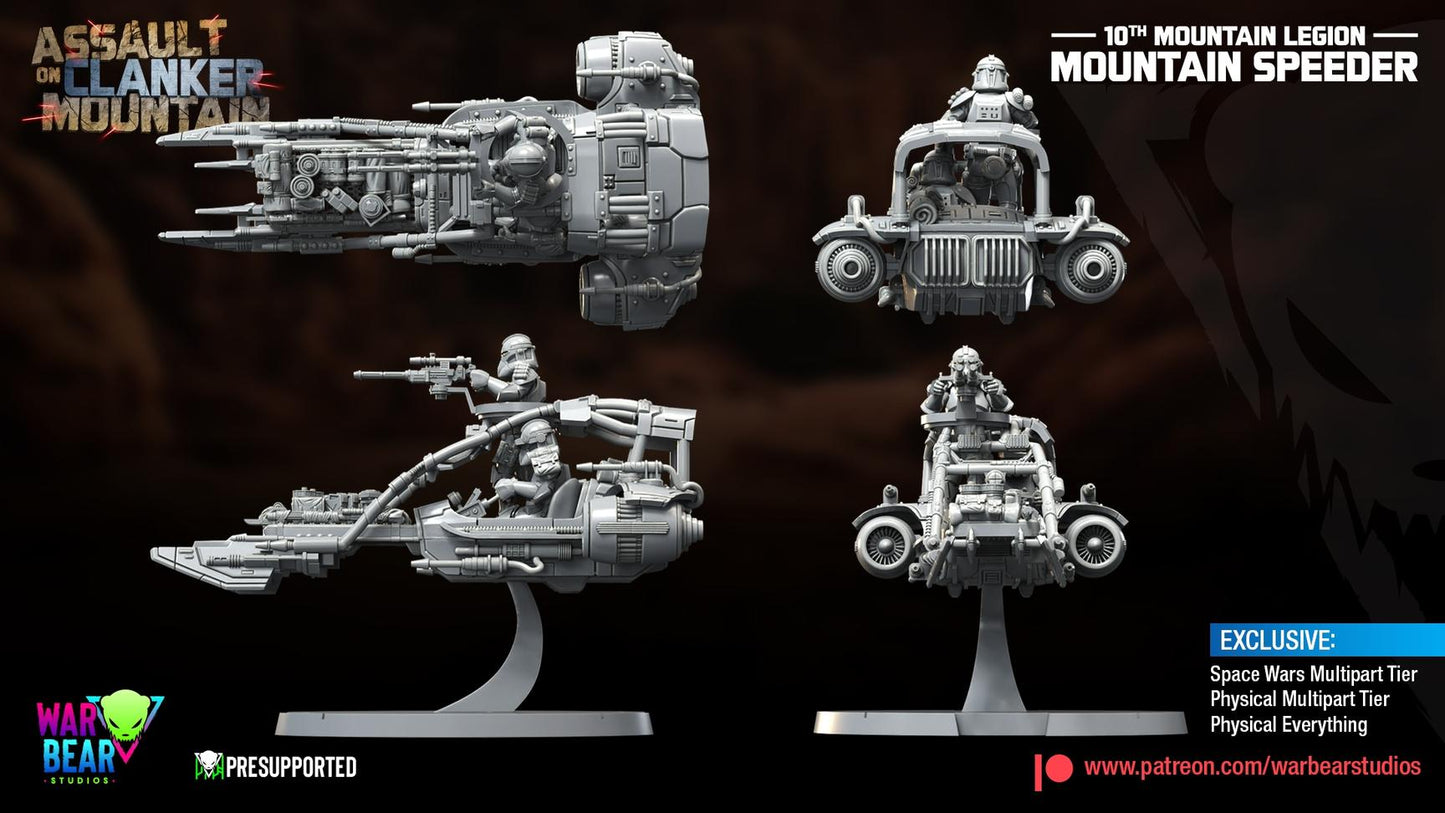 10th Mountain Legion Mountain Speeder by War Bear Studios