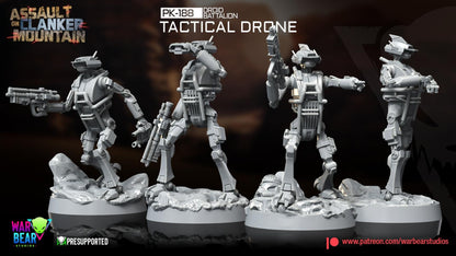 PK-188 Droid Battalion Tactical Drones by War Bear Studios