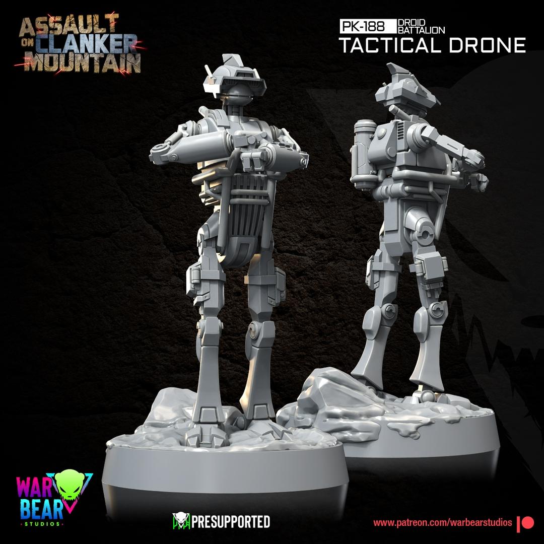 PK-188 Droid Battalion Tactical Drones by War Bear Studios