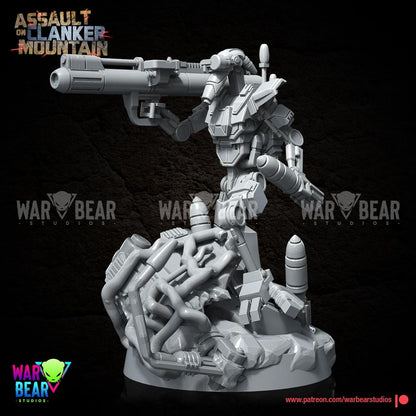 PK-188 Droid Battalion Mountain Skeleton Clankers Specialists by War Bear Studios