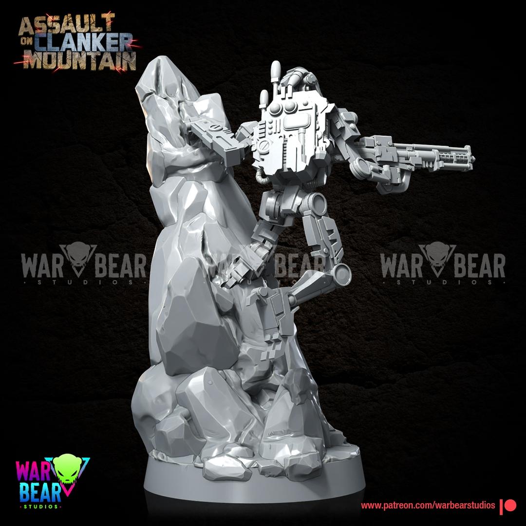 PK-188 Droid Battalion Mountain Skeleton Clankers Specialists by War Bear Studios