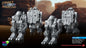 PK-188 Droid Battalion Mountain Skeleton Clankers Charging Droid by War Bear Studios