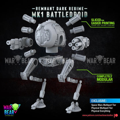MK1 Battledroid by War Bear Studios