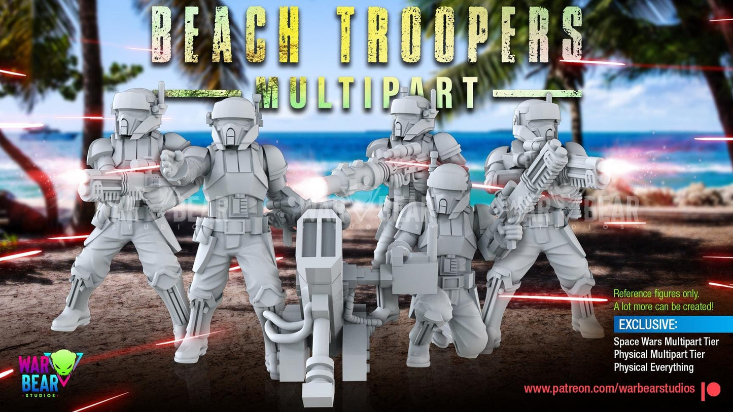 10x Beach Troopers by War Bear Studios