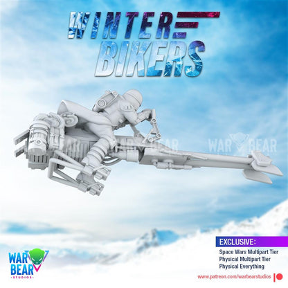 Winter Bikers by War Bear Studios