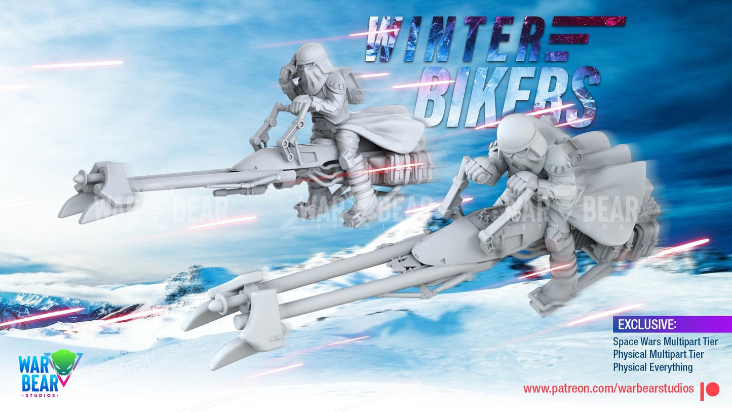 Winter Bikers by War Bear Studios