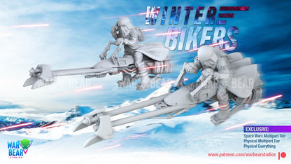 Winter Bikers by War Bear Studios