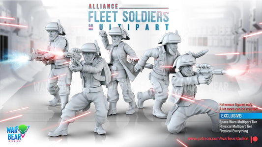 Alliance Fleet Soldiers by War Bear Studios