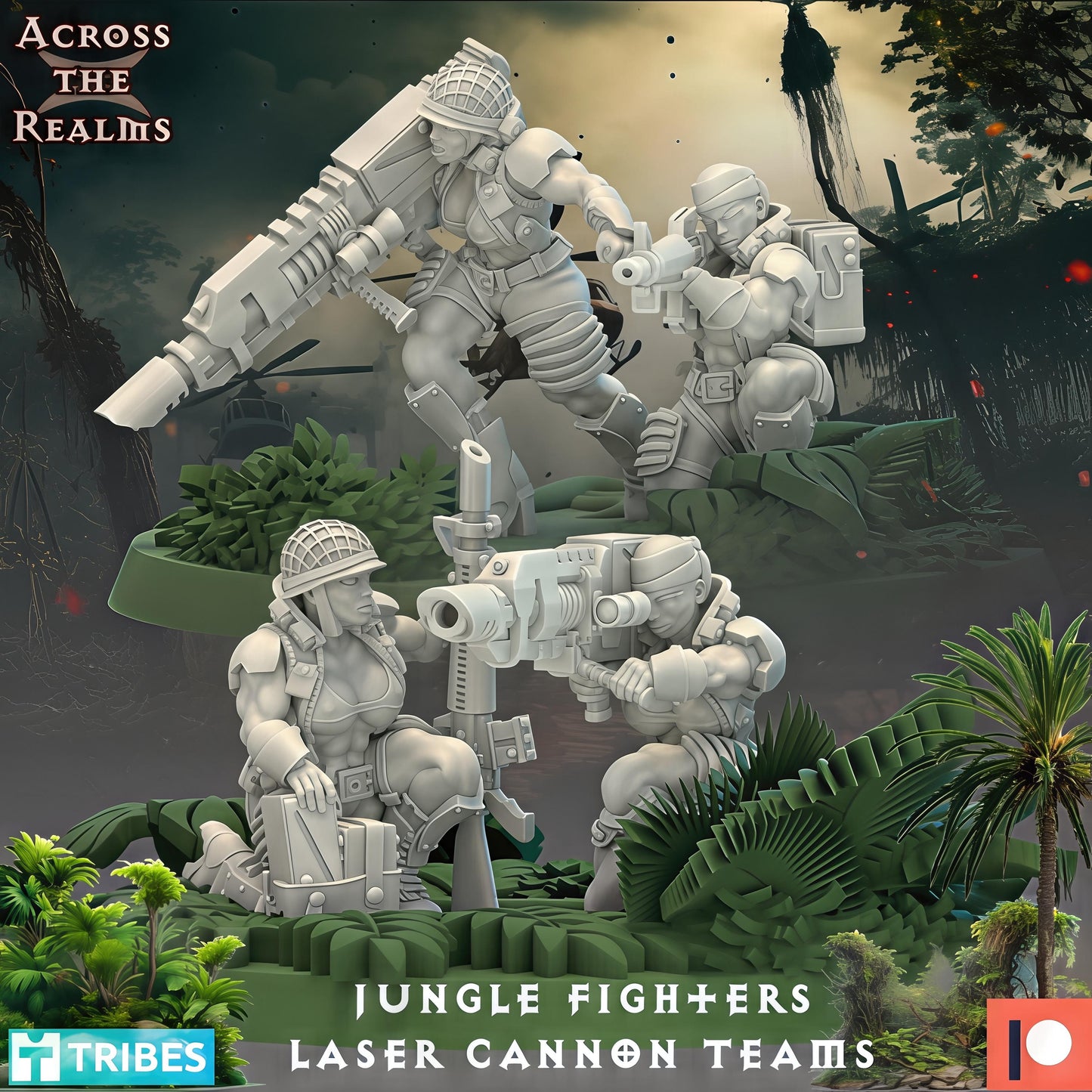 Jungle Fighters Laser Cannon Teams 4x