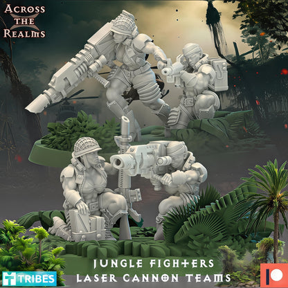 Jungle Fighters Laser Cannon Teams 4x