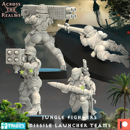 Jungle Fighters Missile Launcher Teams 4x