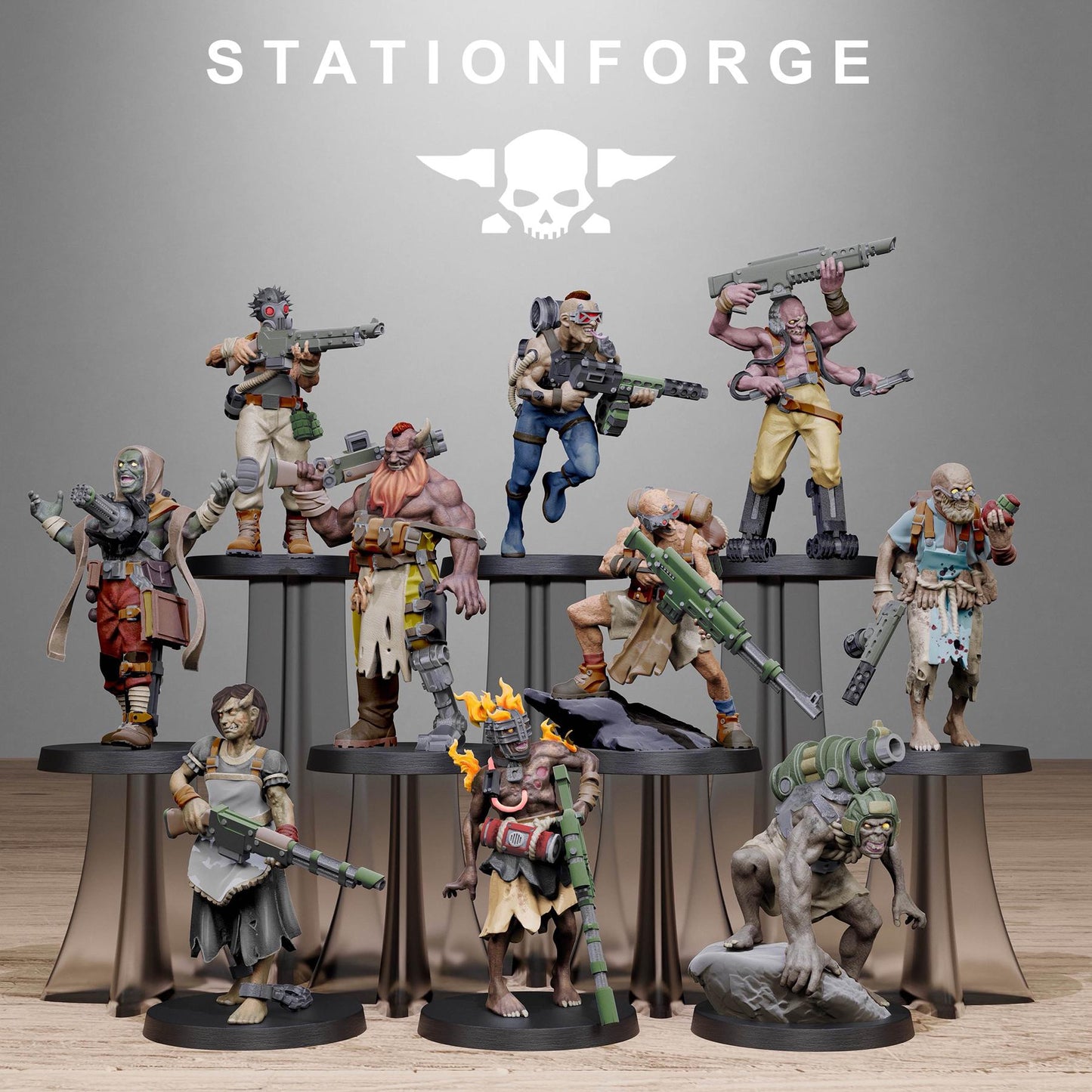 Corrupted Guard Abhumans  by StationForge