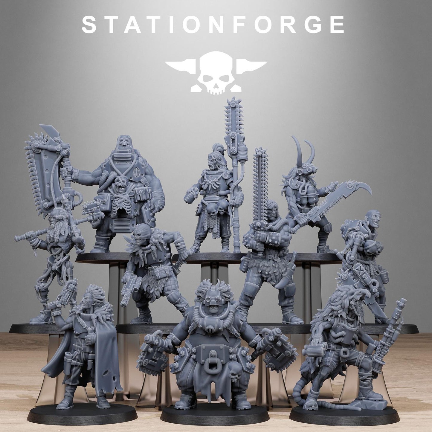 Techno Savage Barbarians by StationForge
