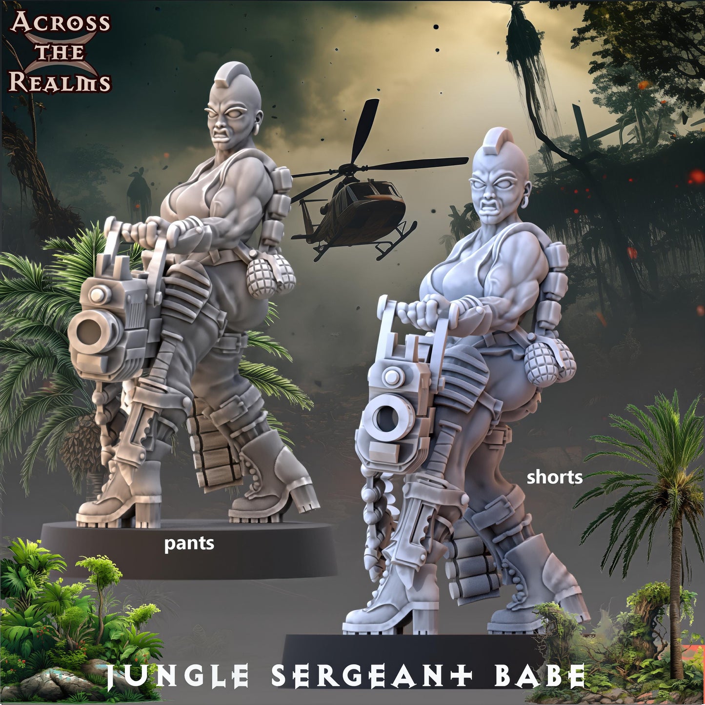 Jungle Fighter Jungle Sergeant Babe