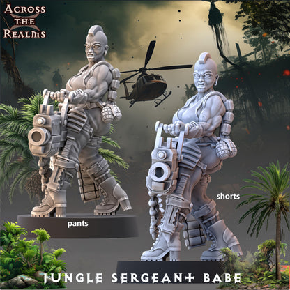 Jungle Fighter Jungle Sergeant Babe