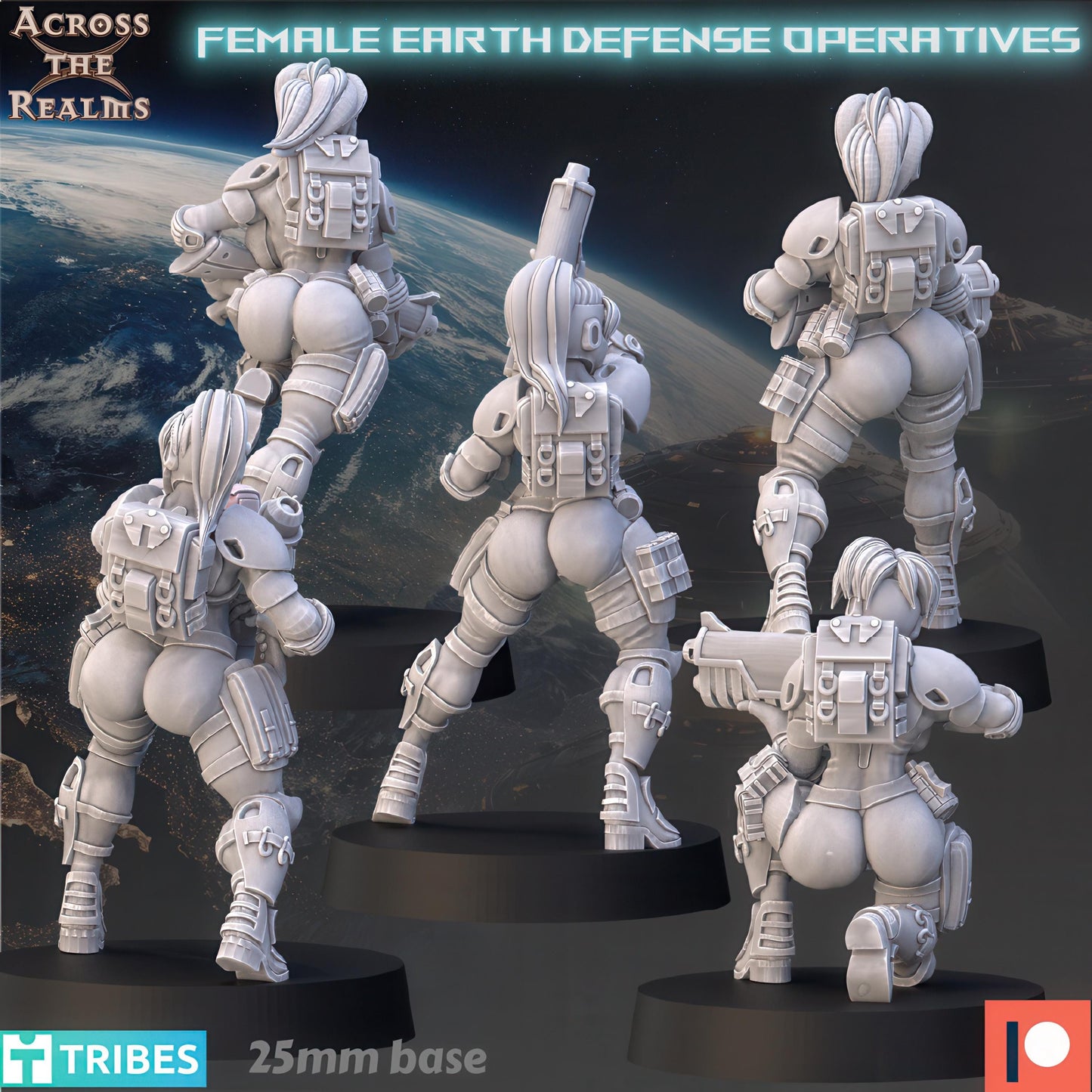 Earth Defense - Female Operative by Across the Realms
