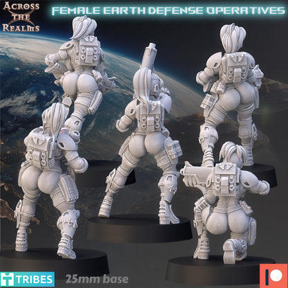 Earth Defense - Female Operative by Across the Realms