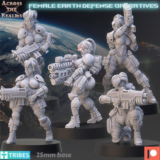 Earth Defense - Female Operative by Across the Realms