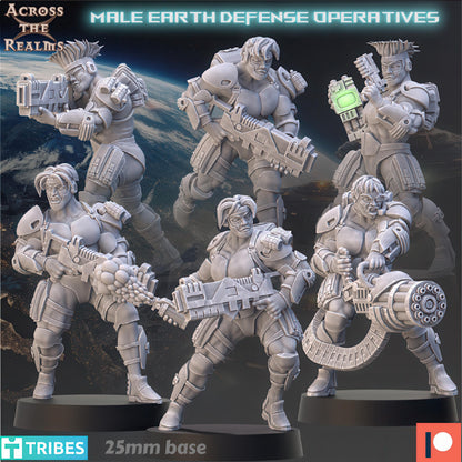 Earth Defense - Male Operative by Across the Realms