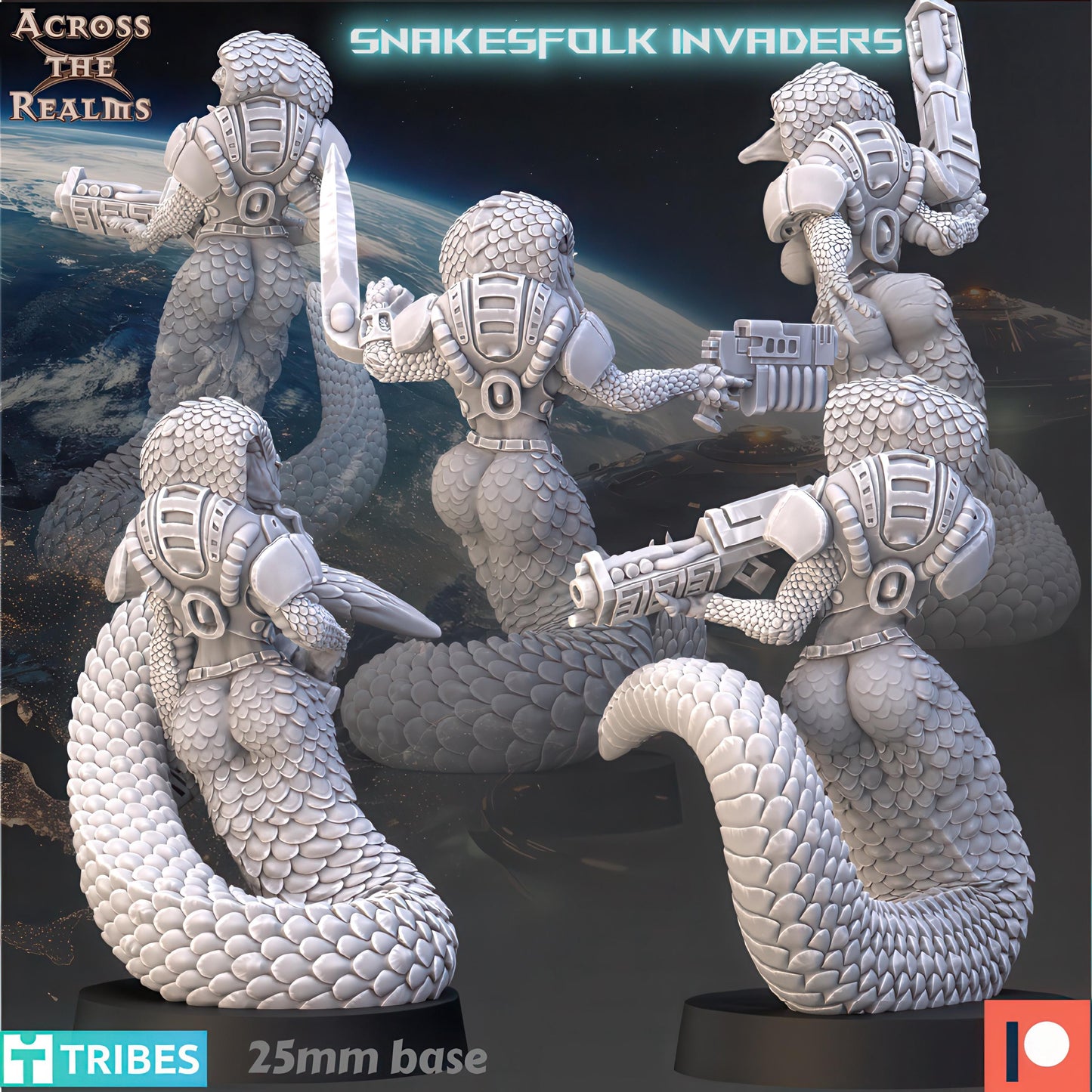 Earth Defense - Snakefolk Invaders by Across the Realms