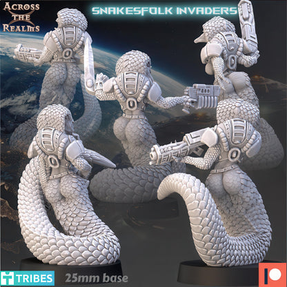 Earth Defense - Snakefolk Invaders by Across the Realms