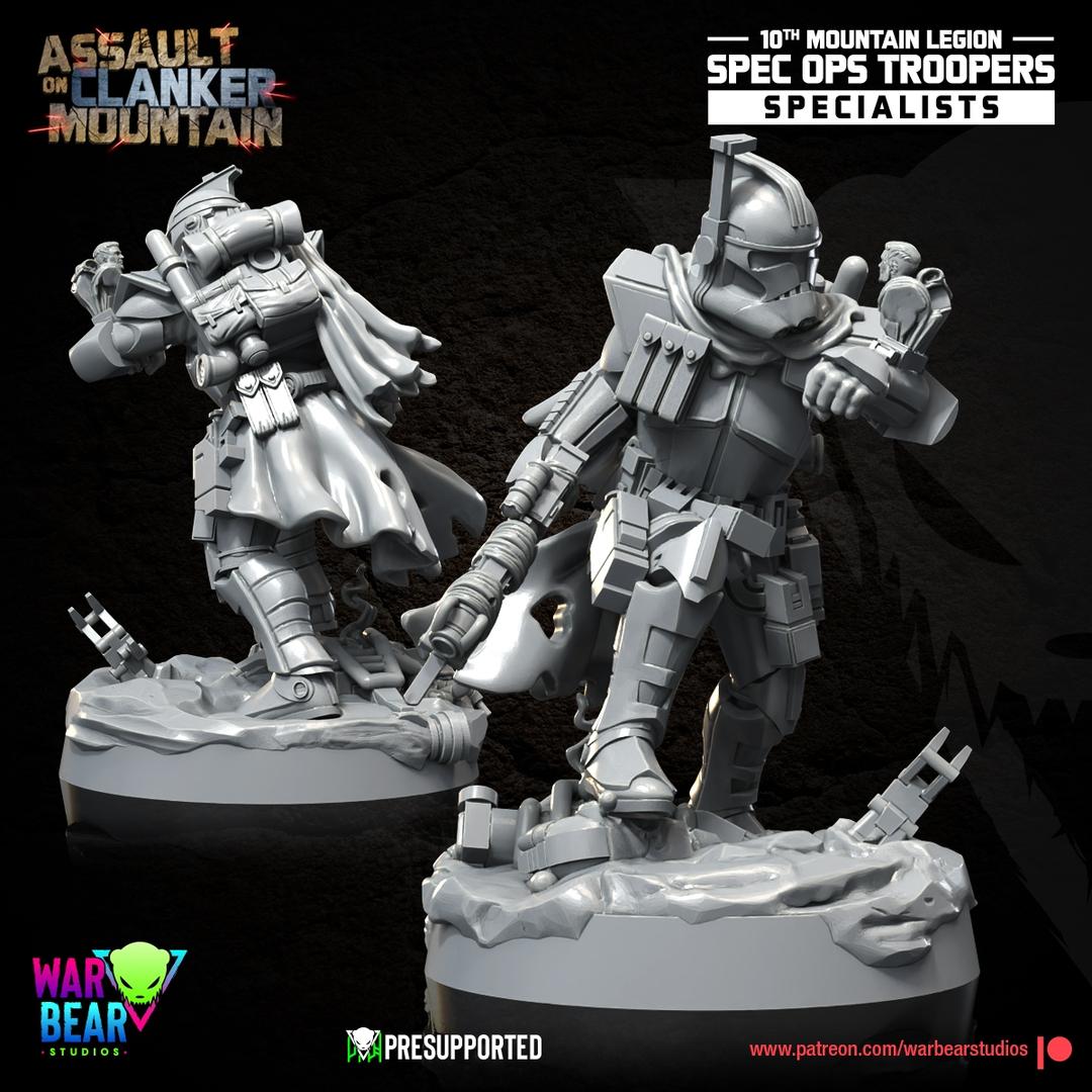 10th Mountain Legion SpecOps Specialists by War Bear Studios