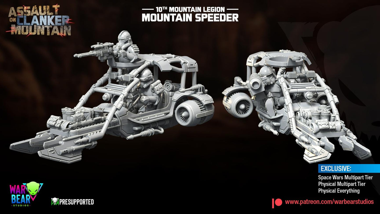 10th Mountain Legion Mountain Speeder by War Bear Studios