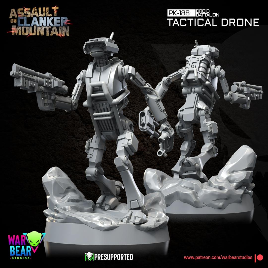 PK-188 Droid Battalion Tactical Drones by War Bear Studios
