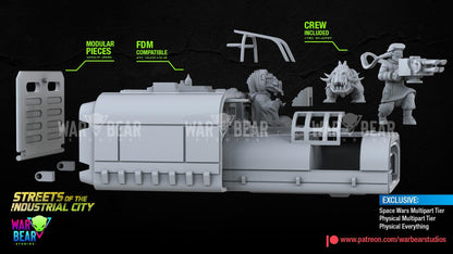 Pale Worms Truckspeeder by War Bear Studios